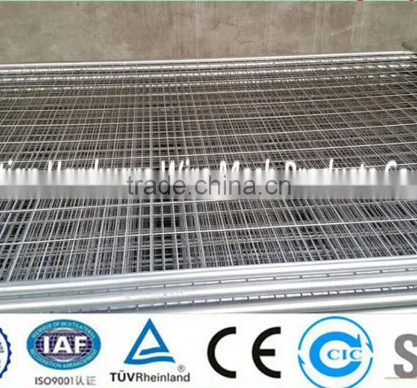 Temporary Metal Fence/hot Dipped Galvanized Welded Wire Mesh Fence With Pipe Frame photo-5