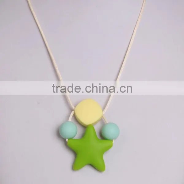 BPA Free Food Grade Baby Teething Bracelets Wholesale Druzy Pendants photo-6