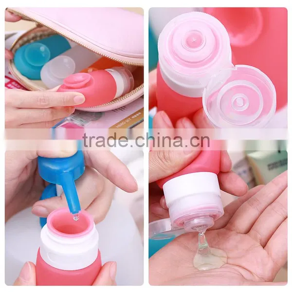 2017 New Design BPA Free Silicone Toiletries Bottle Food Grade photo-2
