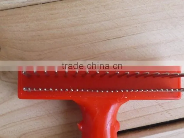 Two Rows Teeth Pet Comb With Special Shape photo-5