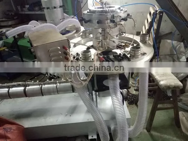 Double Layer Co-Extrusion Rotary Die ABA Plastic Film Blowing Machine photo-5