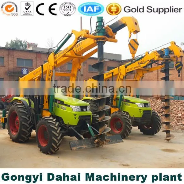 Hydraulic Pole Hole Pile Driving Machine Earth Hole Driving Equipment photo-3