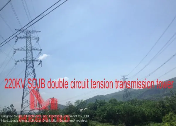 220KV SDJB Double Circuit Tension Transmission Tower photo-5