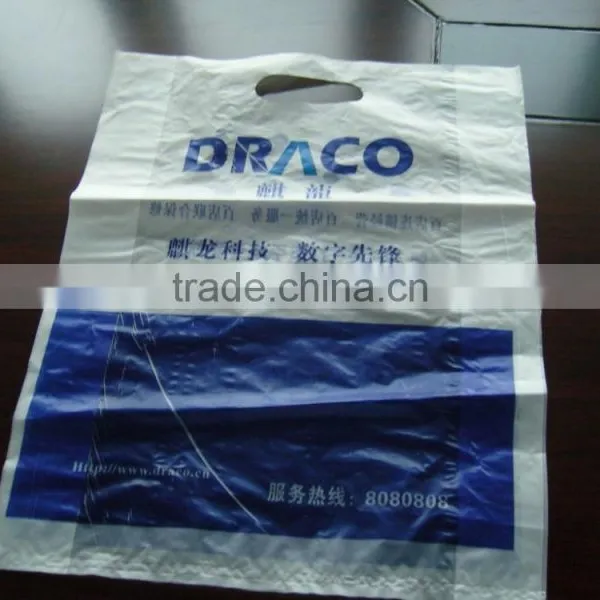 Colorful Printed LDPE Die Cut Handle Plastic Bags photo-4