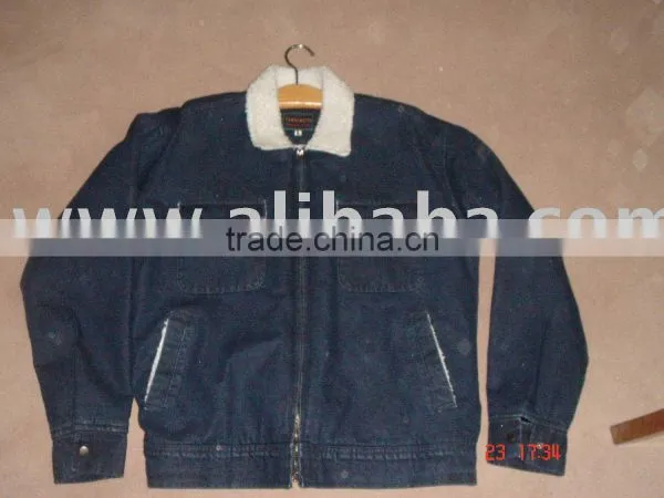 Denim Jacket With Sherpa Linning