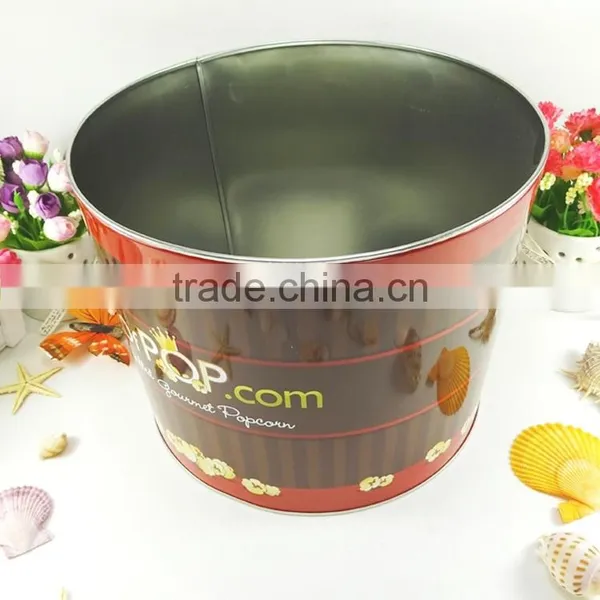 Custom Design Popcorn Bulk Tin Container photo-3