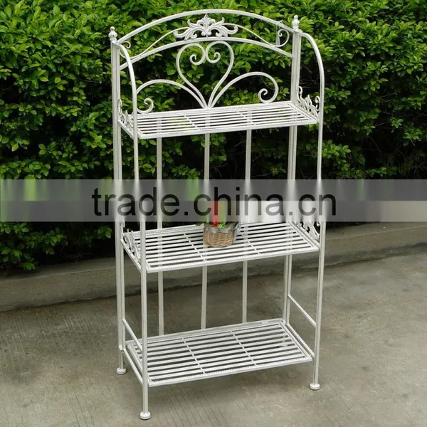Home Decorative 3-tier Outdoor Corner Shelf photo-6