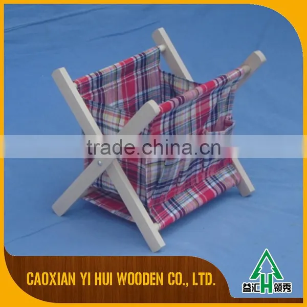 Custom Foldable Wood Magazine Rack For Sale photo-5