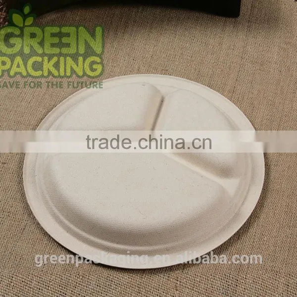 Sugarcane Unbleached Biodegradable Plates Made From Bamboo-Joyce photo-2