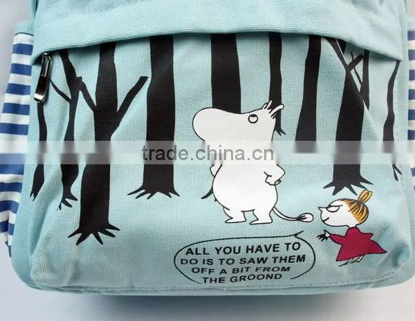 Store More Good Sale Backpack Canvas Durable Outdoor Casual Rucksack photo-4