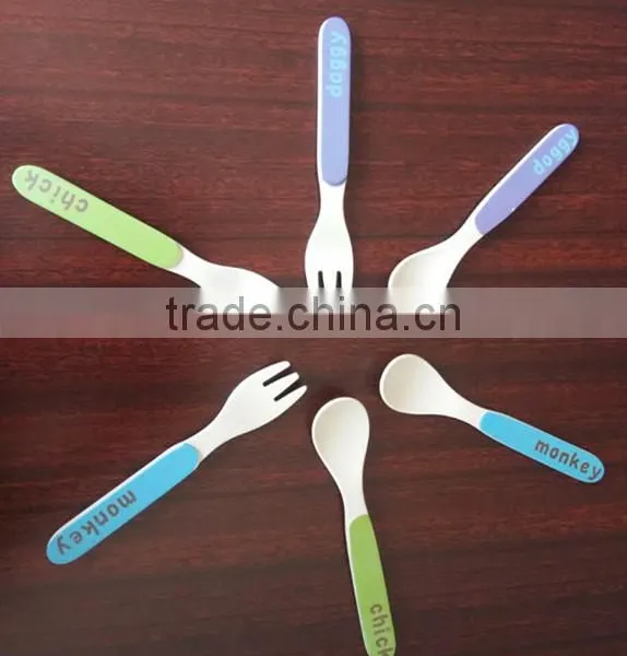 The Cute Kids Tableware, Bamboo Fiber Children Five Sets photo-4