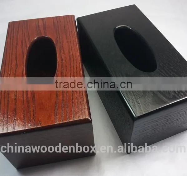 Hot Sell Wooden Tissue Box Antique photo-3