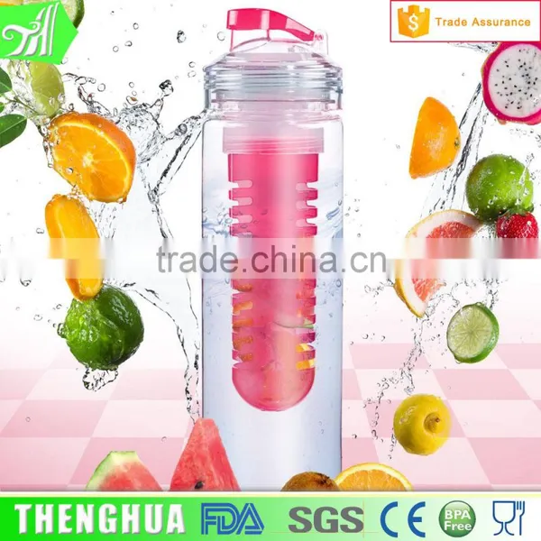 Bpa Free 27oz Tritan Custom Logo Fruit Infuser Shaker Water Bottle photo-3