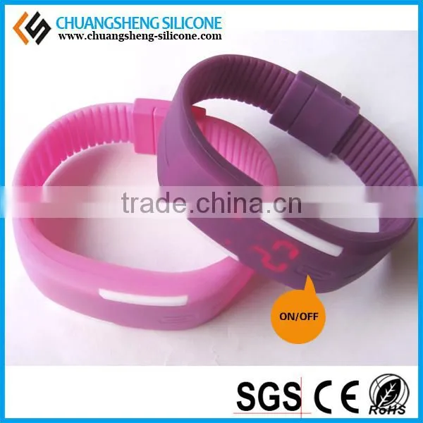 Wholesale Simple Silicone Led Wristwatches photo-3