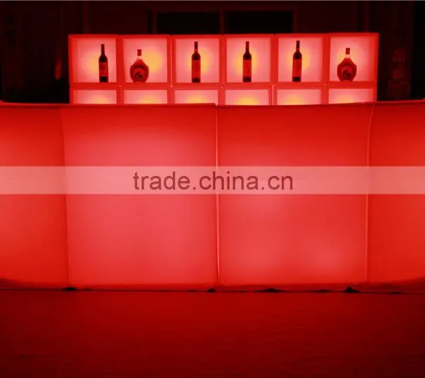 Popular Glowing Led Bar Counter, Illuminated Home Bar Furniture photo-4
