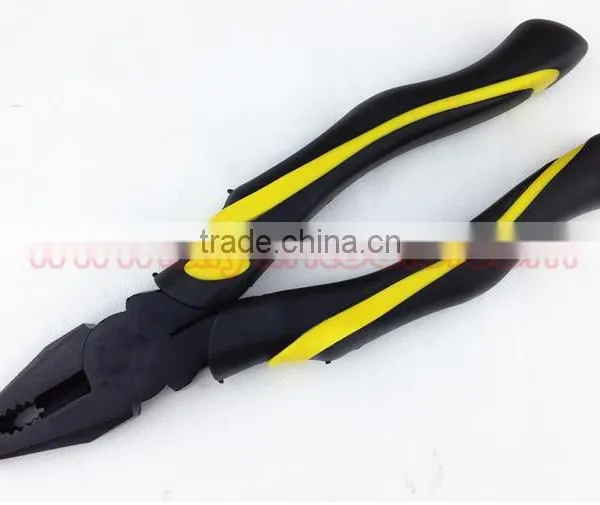 6", 7", 8" Black Combination Pliers Cutting Plier Lineman's Plier Diagonal Cutting Nippers Long Nose Plier photo-3