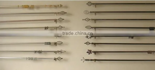 2015 New Fasionable All Kinds of Curtain Rod With Fashionable Finals,rings Brackets photo-3