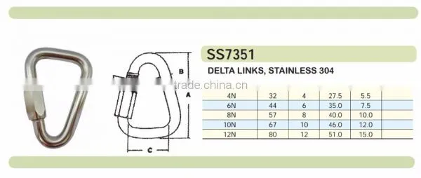CE EN354 Load 25kN Stainless Steel Quick Link photo-6