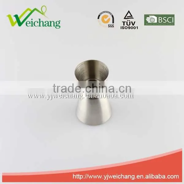 WCJ521 Good Quality Bar Collection 20/40ml Dual Volume Stainless Steel Cocktail Bar Jigger Hot Sales photo-2