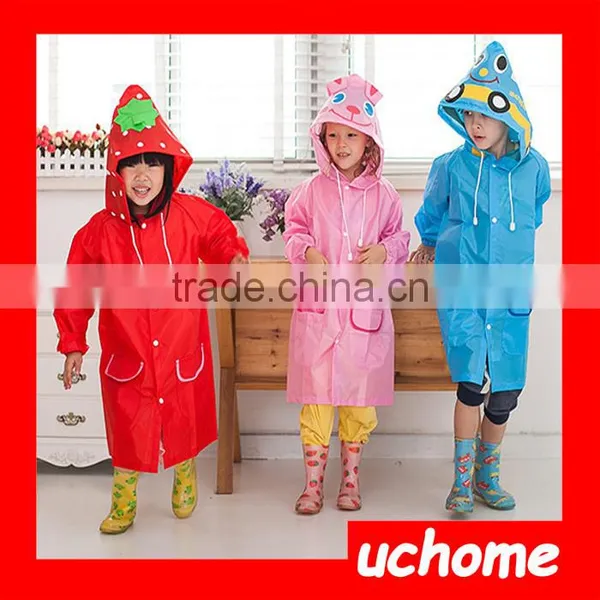 UCHOME Cartoon Design High Quality Kid Rainwear photo-4