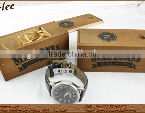 Unique Designed Beautiful High Quailty Cheap Price Wood Watch Box With Sliding Lid