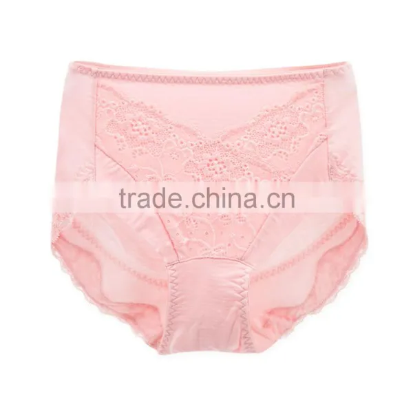 Custom High Quality Colorful 95% Cotton 5% Spandex With Lace Sexy Fancy Woman Underwear photo-6