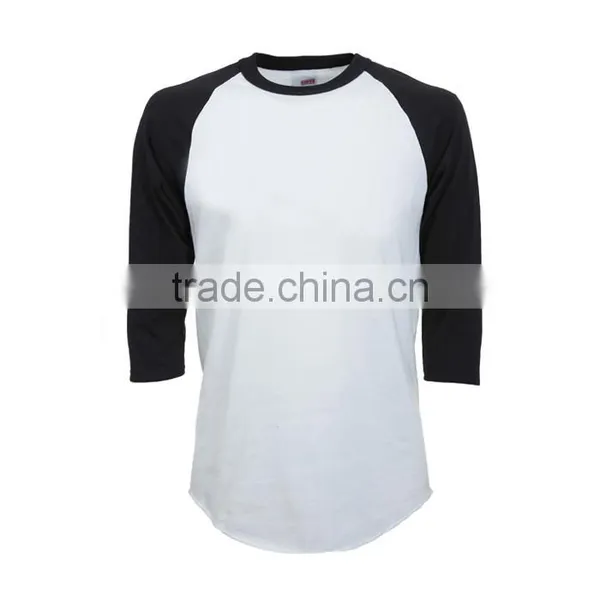 Hip Hop Cotton Tshirt Plain Blank Tshirt no Label Man Tshirt photo-4