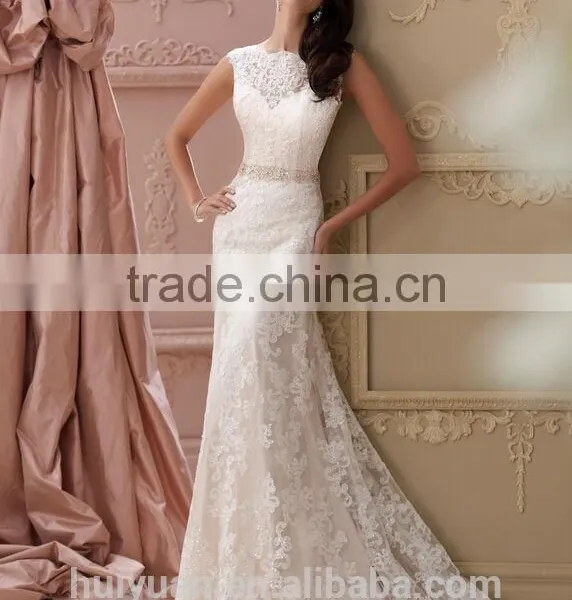 Pink Lace Backless A-line Crochet Wedding Dress photo-2