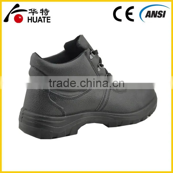 Anti-Static High Cuff Waterproof Safety Shoes With Genuine Leather photo-4