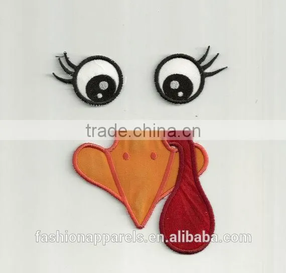 Custom All Kinds of Embroidered Patch for Clothes Embroidery Patch Made in China Choose Size/color photo-2