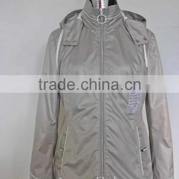 Sunnytex Zipper Front Hoody Soft Shell Fabric Women's Fashion Jacket photo-5
