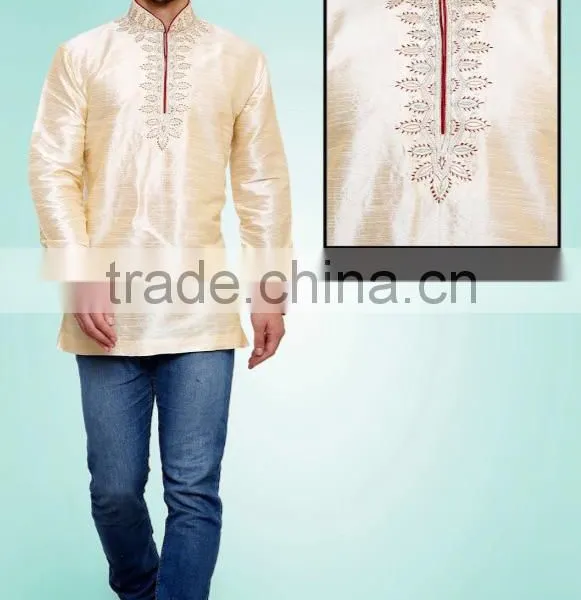 Mens Designer Embroidered Kurtis 2016 photo-3