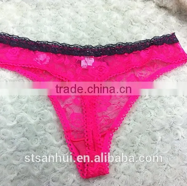 Young Ladies Panties Underwear Panty Models With Sexy Transparent Lace photo-2