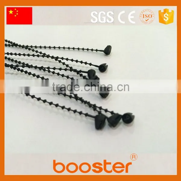 3'' Black Plastic Pearl Tie photo-3