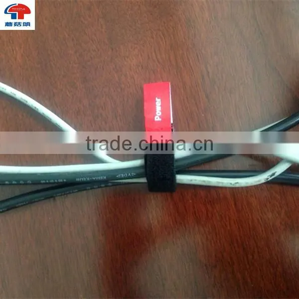 Custom Shape Colorful Self-locking Hook and Loop Strap photo-4