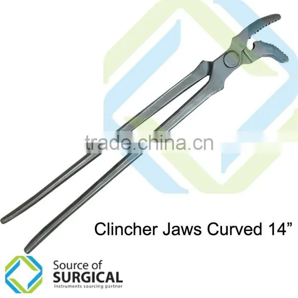 Professional Farrier Nail Clincher / Curved Jaw Nail Clincher / Horse Nail Clincher