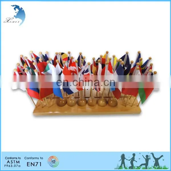 Chilren Early Learning Montessori Chinese Cheap Flags Game Play Flag Europe Flag photo-3