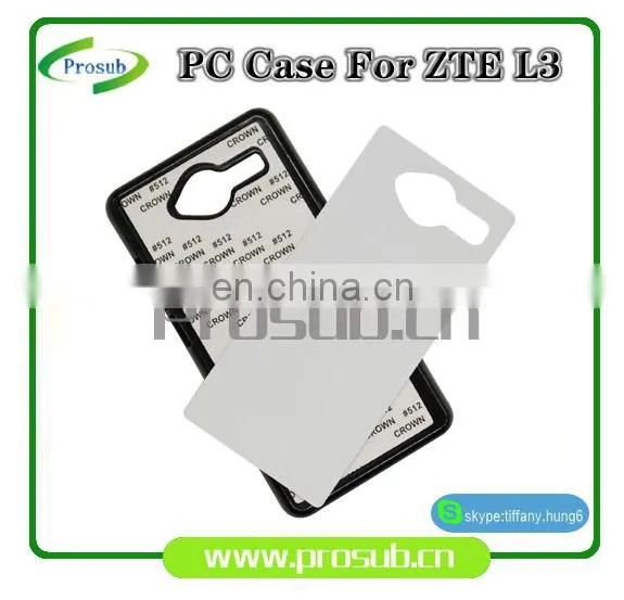 2d Sublimation PC Plastic Blank Smartphone Case Cover for Prosub-ZTE L3 photo-2