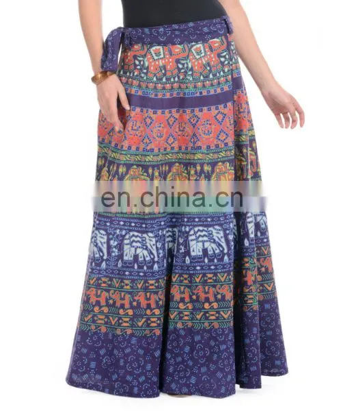 Long Wrap Skirt from Indian for selling on ecommerce website portal or Amazon