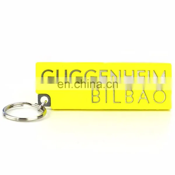 No Minimum Key Chain New Product Custom Double Sided Logo Pvc And Metal Keychain photo-4