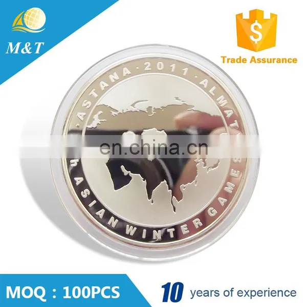 Cheap High Quality Wholesales Aisan Winter Games Souvenir Challenge Coin photo-2