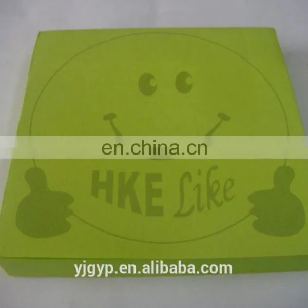 Customized printed paper sticky memo cube