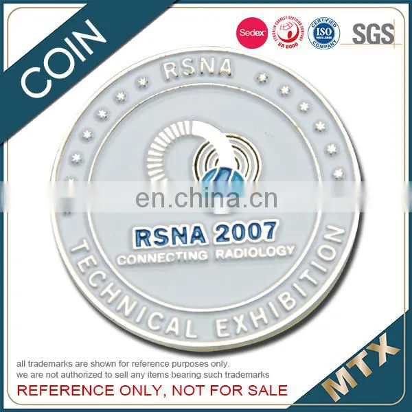 Stamping Enamel Infilled Souvenir Coin With Diamond Cut Edge Supplier photo-3