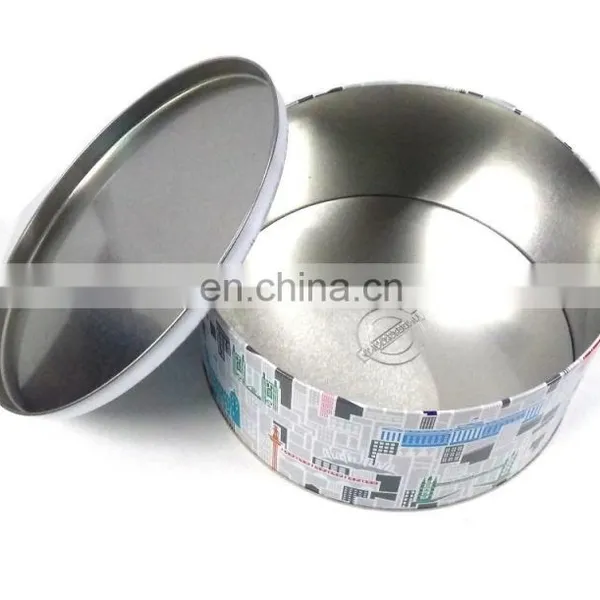 Big Round Cake Tin Box/cake Packing Tin Box photo-2