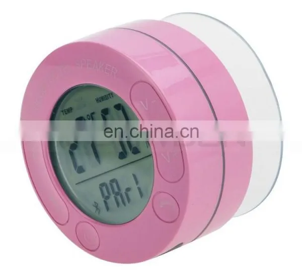 Portable Wireless Bluetooth V3.0 + EDR Shower Speaker With Diaplay Temperature and Humidity photo-6