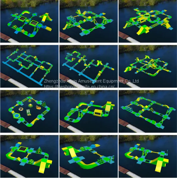 Custom Size 0.9MM PVC Inflatable Floating Water Park For Sale photo-4
