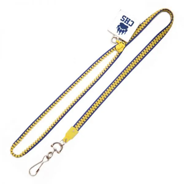 Wholesale Funny Lanyard Plastic Zip Pouch Zipper Lanyard Custom Logo Zipper Lanyard photo-5