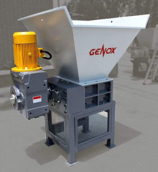 High Efficiency Weste Tires/Soild Plastic/Wood Two Shaft Shredder