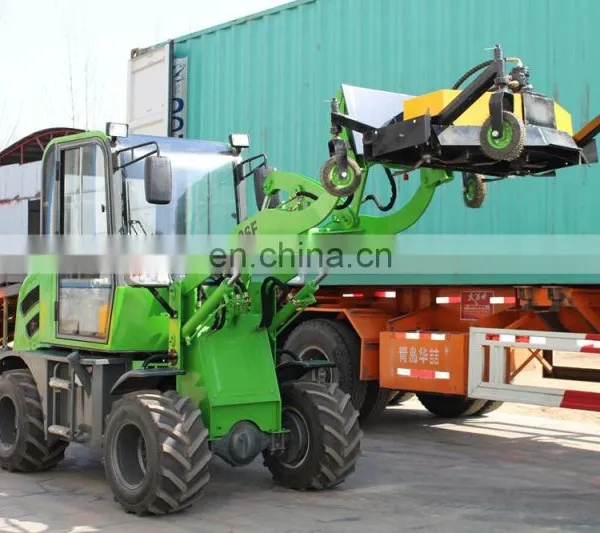 0.6ton Mini Wheel Loader With 4 in 1 Bucket photo-6