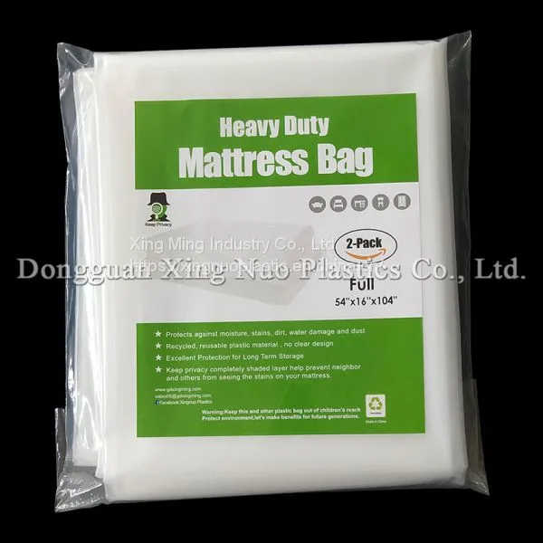 03 Style 2 Pack Heavy Duty Full Mattress Bag 54 * 16 * 104 Inch